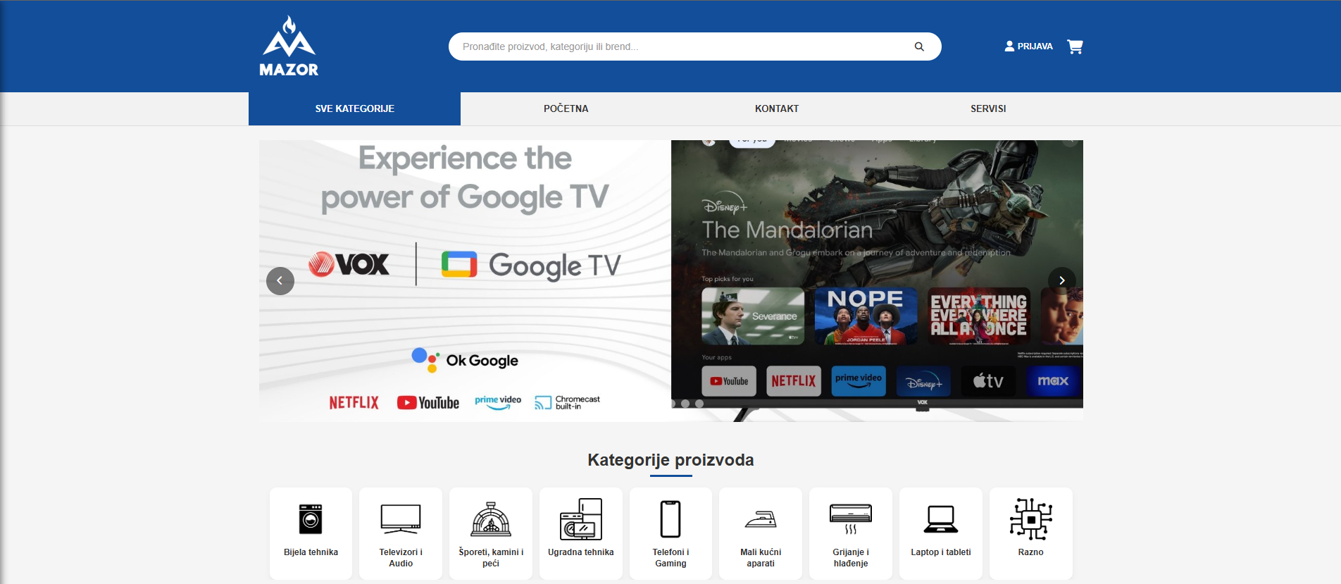 E-commerce sajt